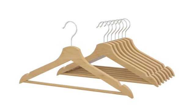Wooden hanger rental in Milan Italy